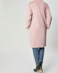Femme Lou Andrea Manteaux^Manteau en Fausse Fourrure Olivia vieux rose