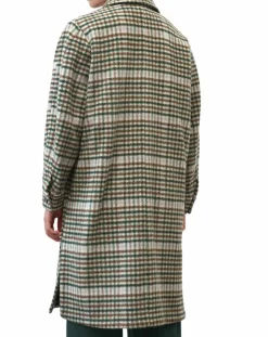 Manteau en Laine mélangée à carreaux multicolore-Marc O'Polo Hot
