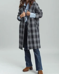 Manteau en Laine mélangée Biba nuit-Lauren Vidal New