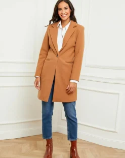 Femme Alice & Charlotte Manteaux^Manteau en Laine mélangée Bérénice camel