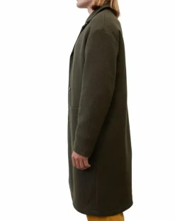 Manteau en Laine mélangée bouillie marron-Marc O'Polo Sale