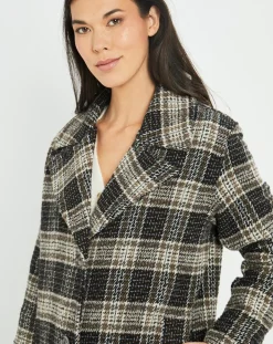 Manteau en Laine mélangée Biba noir-Lauren Vidal