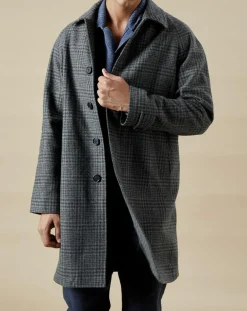 Homme Hartford Manteaux^Manteau en Laine mélangée Calvin gris/charcoal