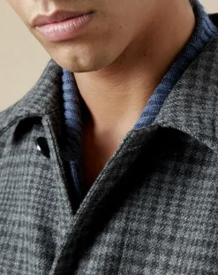 Homme Hartford Manteaux^Manteau en Laine mélangée Calvin gris/charcoal