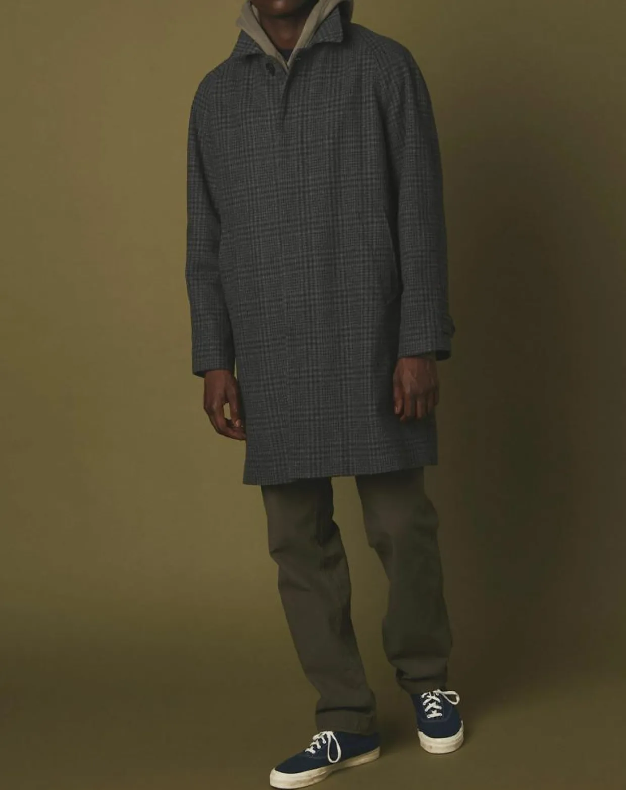 Homme Hartford Manteaux^Manteau en Laine mélangée Calvin gris/charcoal