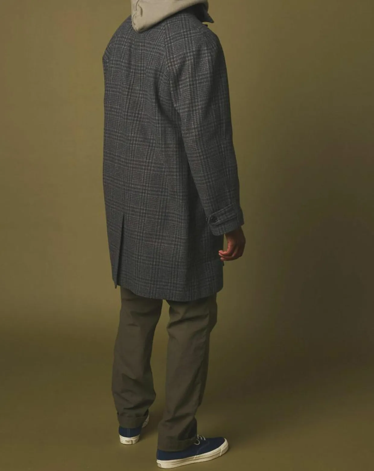 Homme Hartford Manteaux^Manteau en Laine mélangée Calvin gris/charcoal