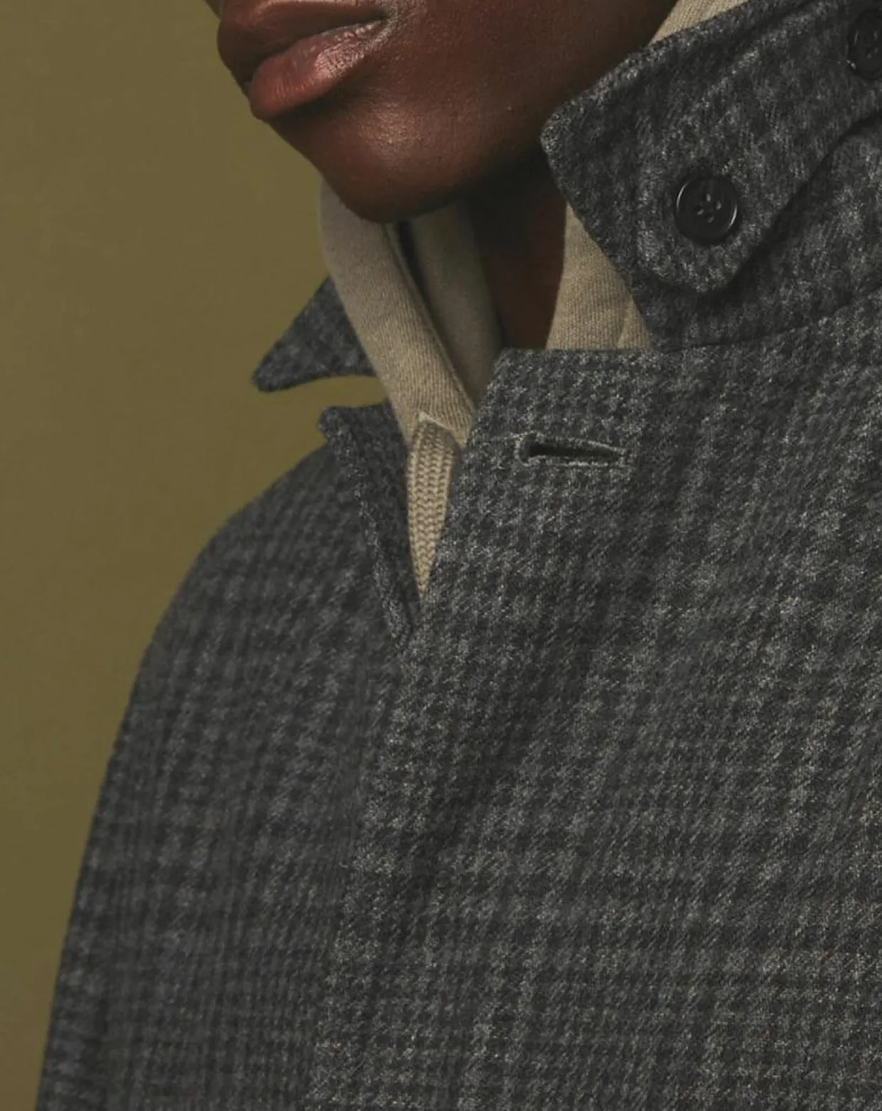 Homme Hartford Manteaux^Manteau en Laine mélangée Calvin gris/charcoal