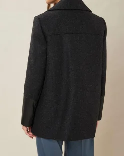 Femme Zapa Manteaux^Manteau en Laine mélangée Mélanie anthracite
