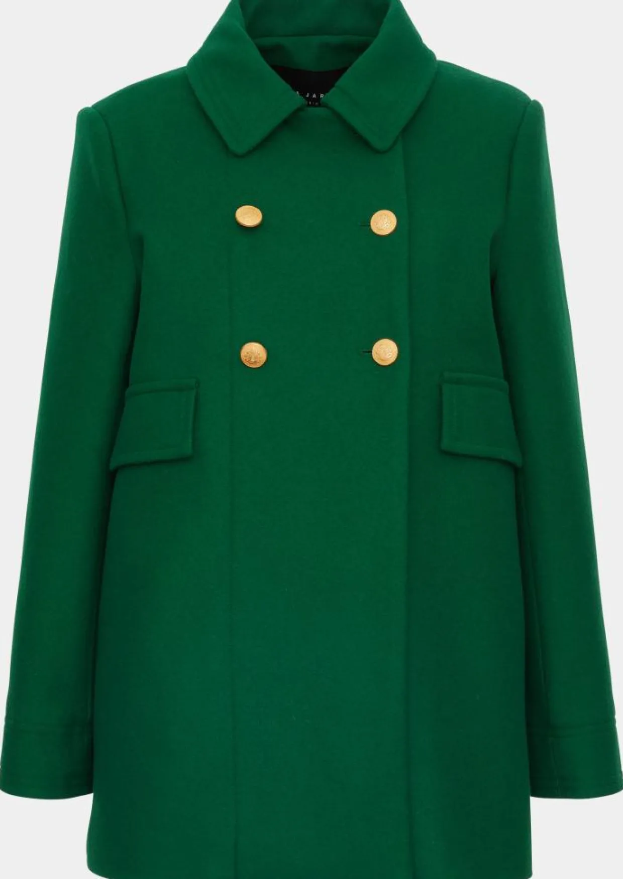 Manteau en Laine mélangée Marc émeraude-Tara Jarmon Discount
