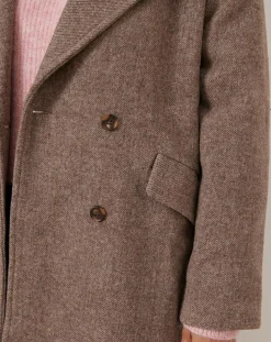 Femme Garance Paris Manteaux^Manteau en Laine mélangée Travis mocha