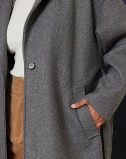 Femme Garance Paris Manteaux^Manteau en Laine mélangée Tracy granit