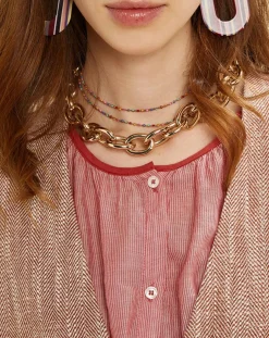 Femme Chloé Stora Manteaux^Manteau en Lin mélangé Martini terre/écru