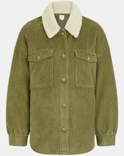 Manteau en Velours côtelé Lucky kaki-Billabong Clearance