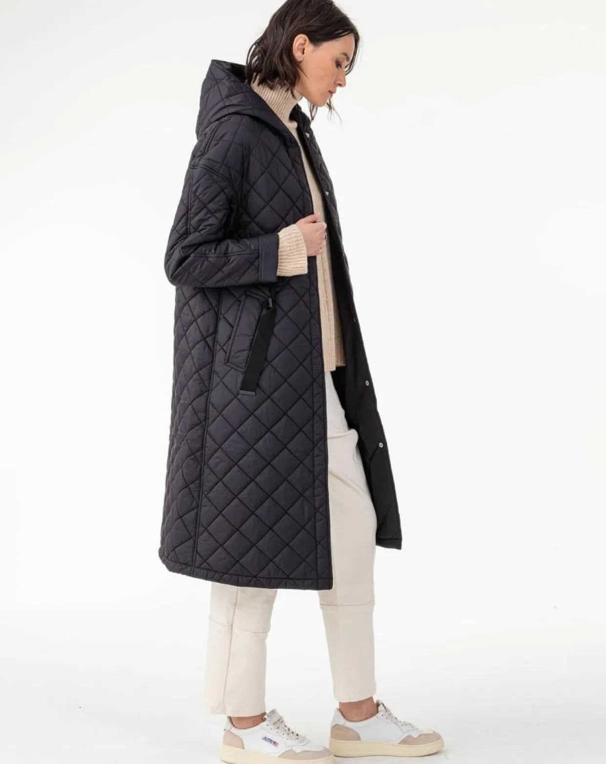 Manteau Harvey noir-Indies Best