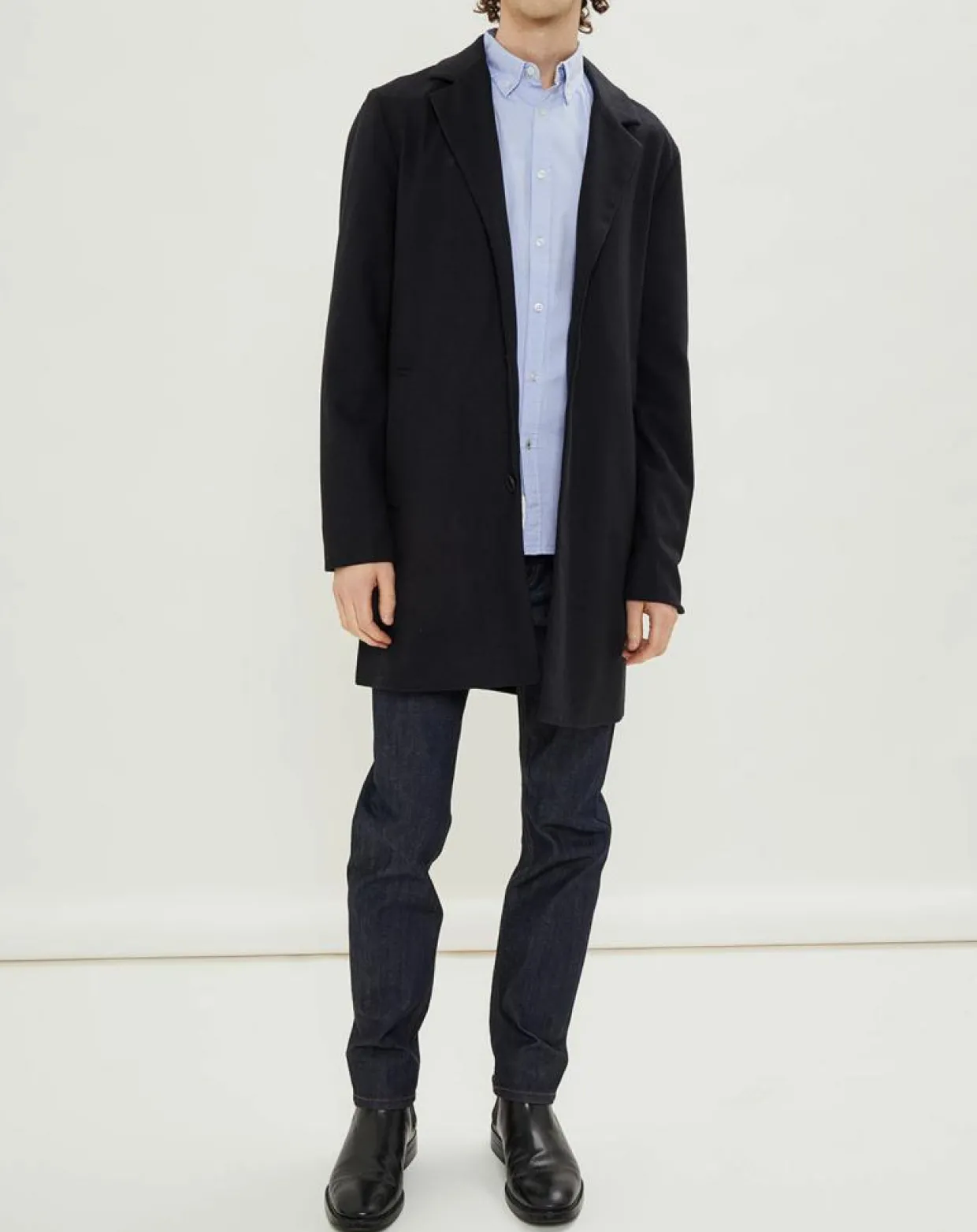 Homme Jack & Jones Manteaux^Manteau Jwhmorten bleu marine