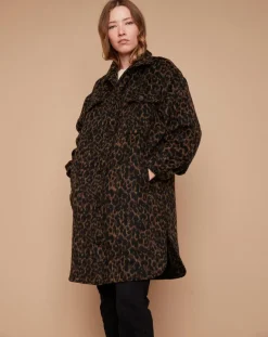Femme Louizon Manteaux^Manteau Leppard léopard