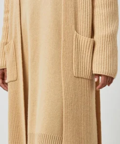 Femme Rodier Manteaux^Manteau Lily-Rose long 100% Cachemire ceinture beige chiné