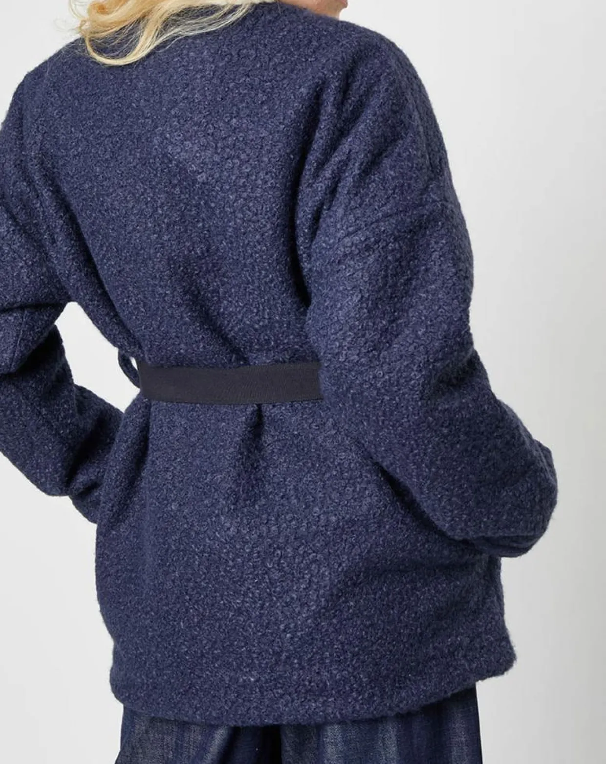Manteau Lista marine-Karl Marc John Clearance