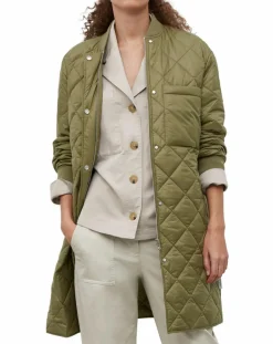 Manteau long matelassé kaki-Marc O'Polo Outlet