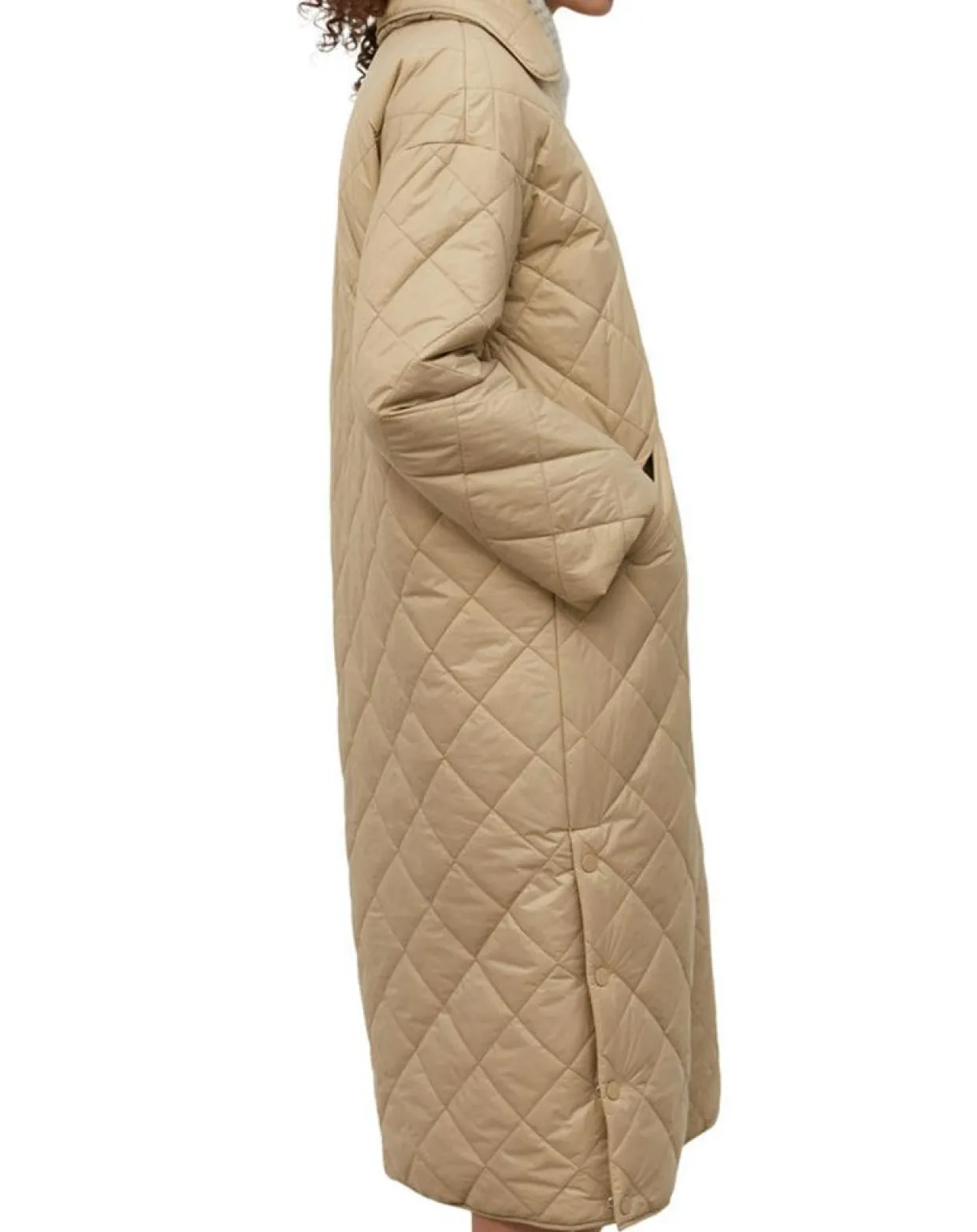 Manteau long matelassé Oversize beige-Marc O'Polo Sale