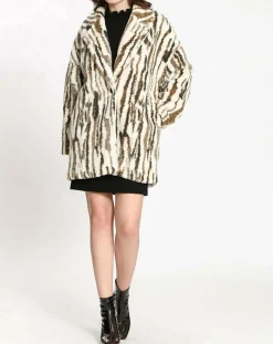 Manteau Nora blanc/khaki-See u Soon New