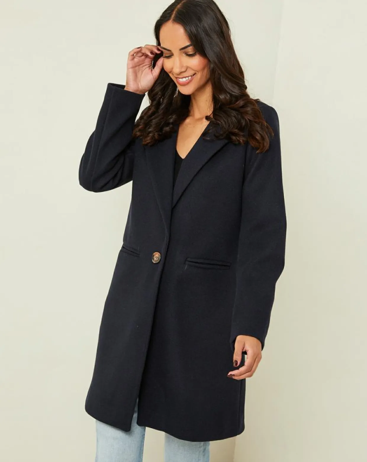 Manteau rose marine-L'Armoire de Suzette New
