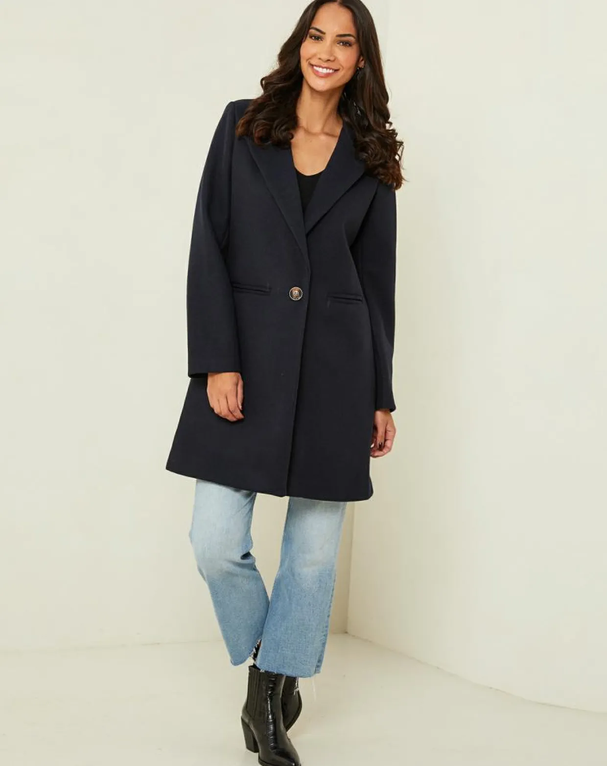 Manteau rose marine-L'Armoire de Suzette New