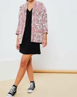 Manteau Rubis hawai rouge-La Petite Francaise Sale