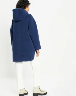 Femme Lou Andrea Manteaux^Manteau réversible en Fausse Fourrure Avi Mont indigo