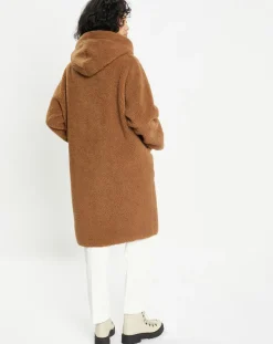 Femme Lou Andrea Manteaux^Manteau réversible en Fausse Fourrure 319S Mont toffee