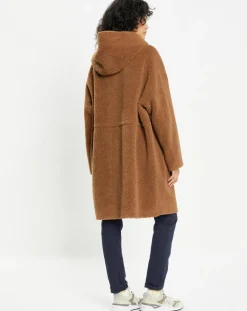 Femme Lou Andrea Manteaux^Manteau réversible en Fausse Fourrure Happy toffee