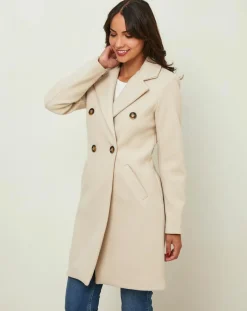 Femme L'Armoire de Suzette Manteaux^Manteau Stéphanie écru