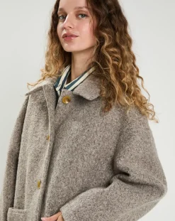 Femme The Korner Manteaux^Manteau Suzanne gris