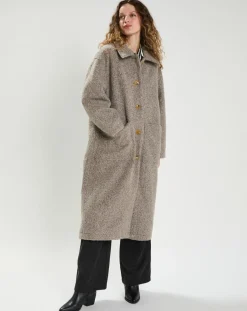 Femme The Korner Manteaux^Manteau Suzanne gris