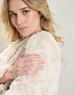 Femme Hartford Manteaux^Manteau Vani fausse fourrure beige