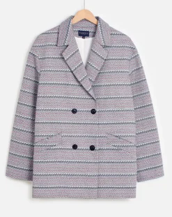 Femme Caroll Manteaux^Manteau Ville Louison bleu marine
