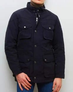 Homme Hackett London Manteaux^Manteau Winter velospeed bleu marine