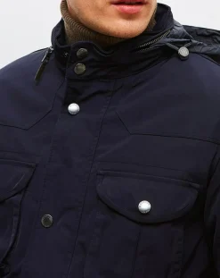 Homme Hackett London Manteaux^Manteau Winter velospeed bleu marine
