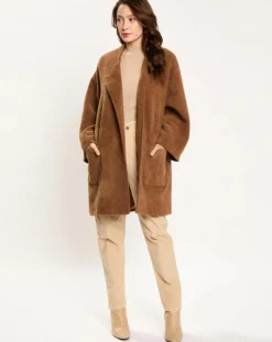Femme Lauren Vidal Vestes, Blousons^Manteau Zana camel