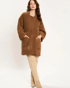 Femme Lauren Vidal Vestes, Blousons^Manteau Zana camel
