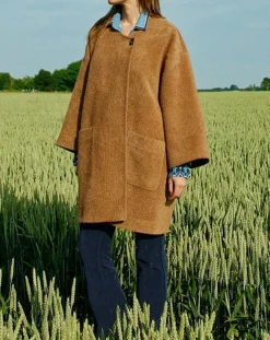 Femme Lauren Vidal Vestes, Blousons^Manteau Zana camel