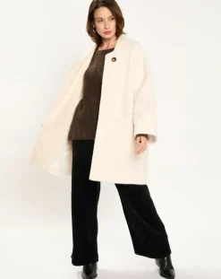 Femme Lauren Vidal Vestes, Blousons^Manteau Zana crème