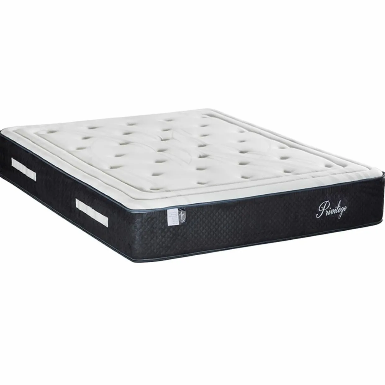 Bellecour Matelas^Matelas Mémoire de forme Privilège anthracite/blanc - 140x190 cm