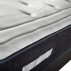 Matelas Mémoire de forme Privilège anthracite/blanc - 140x200 cm-Bellecour New