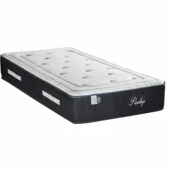 Matelas Mémoire de forme Privilège anthracite/blanc - 90x190 cm-Bellecour Outlet