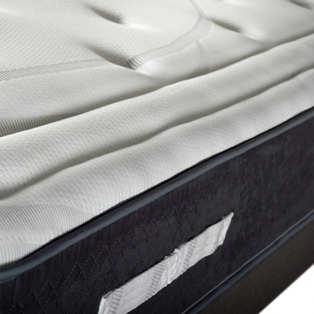Matelas Mémoire de forme Privilège anthracite/blanc - 90x190 cm-Bellecour Outlet