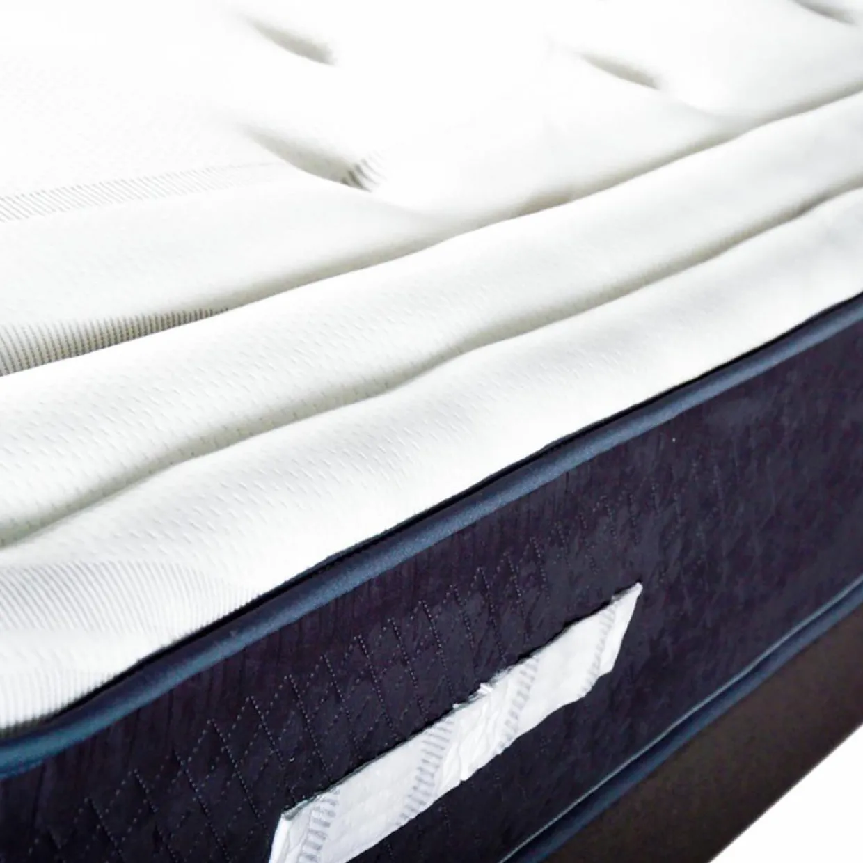 Matelas Mémoire de forme Privilège anthracite/blanc - 90x190 cm-Bellecour Outlet