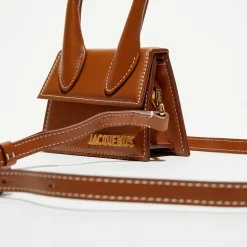 Micro sac à main en Cuir Le Chiquito marron - 12x9 cm-Jacquemus