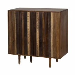 Bois & Chiffons Meubles De Rangement^Mini bar 2 portes Manguier Ramon Naturel - 100x45x100 cm