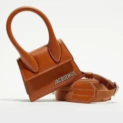 Mini sac à main en Cuir Le Chiquito marron - 12x6 cm-Jacquemus Outlet